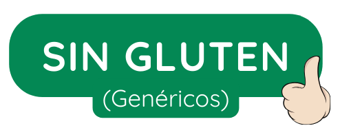 Sin gluten nomenclatura para listado