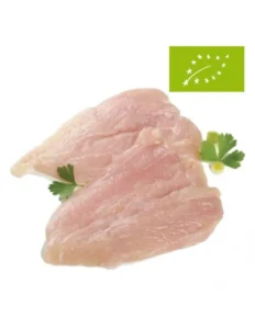 pollo ecológico cesta verde