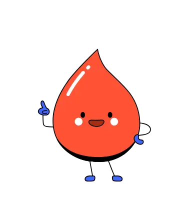 gota de sangre kawaii