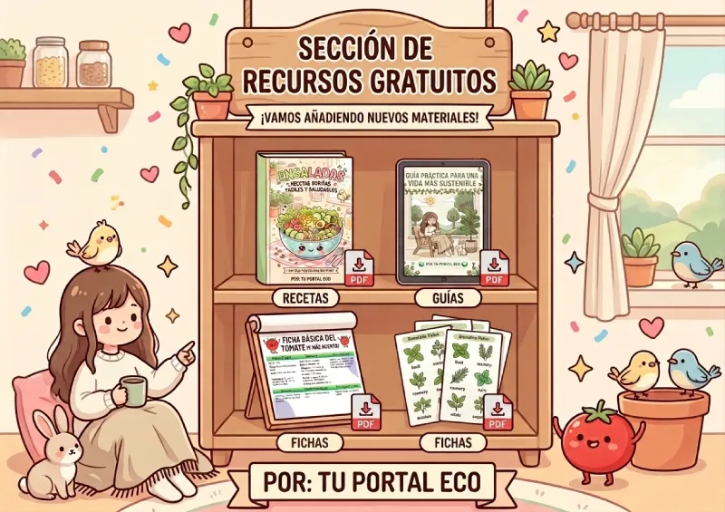 Tu Portal Eco sección de recursos gratuitos