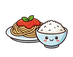 icono pasta y arroz